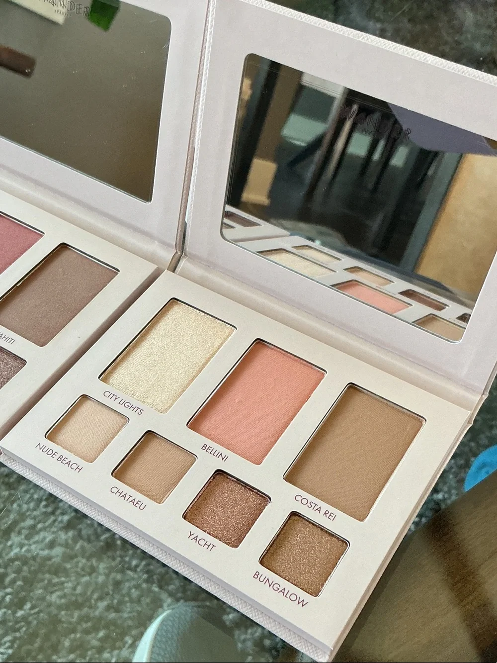 Wander Beauty Neutral & Peach Duo Eyeshadow Palette - Sun-kissed & Island Hop